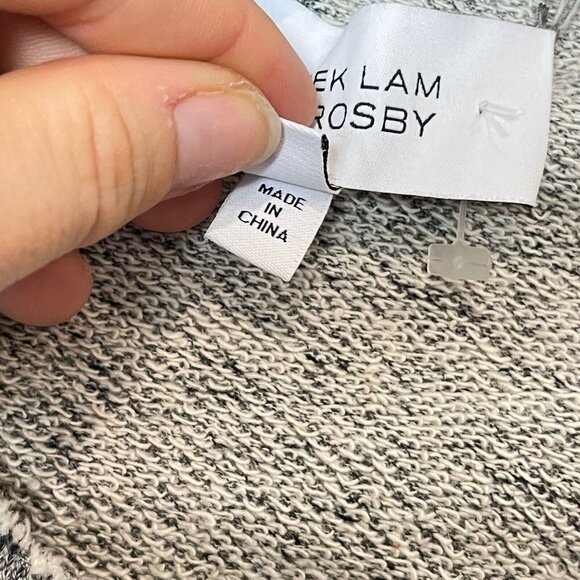 Derek Lam 10 Crosby Artsy Sleeveless Open Back Fit & Flare Dress Gray 4 Knit - Picture 8 of 15